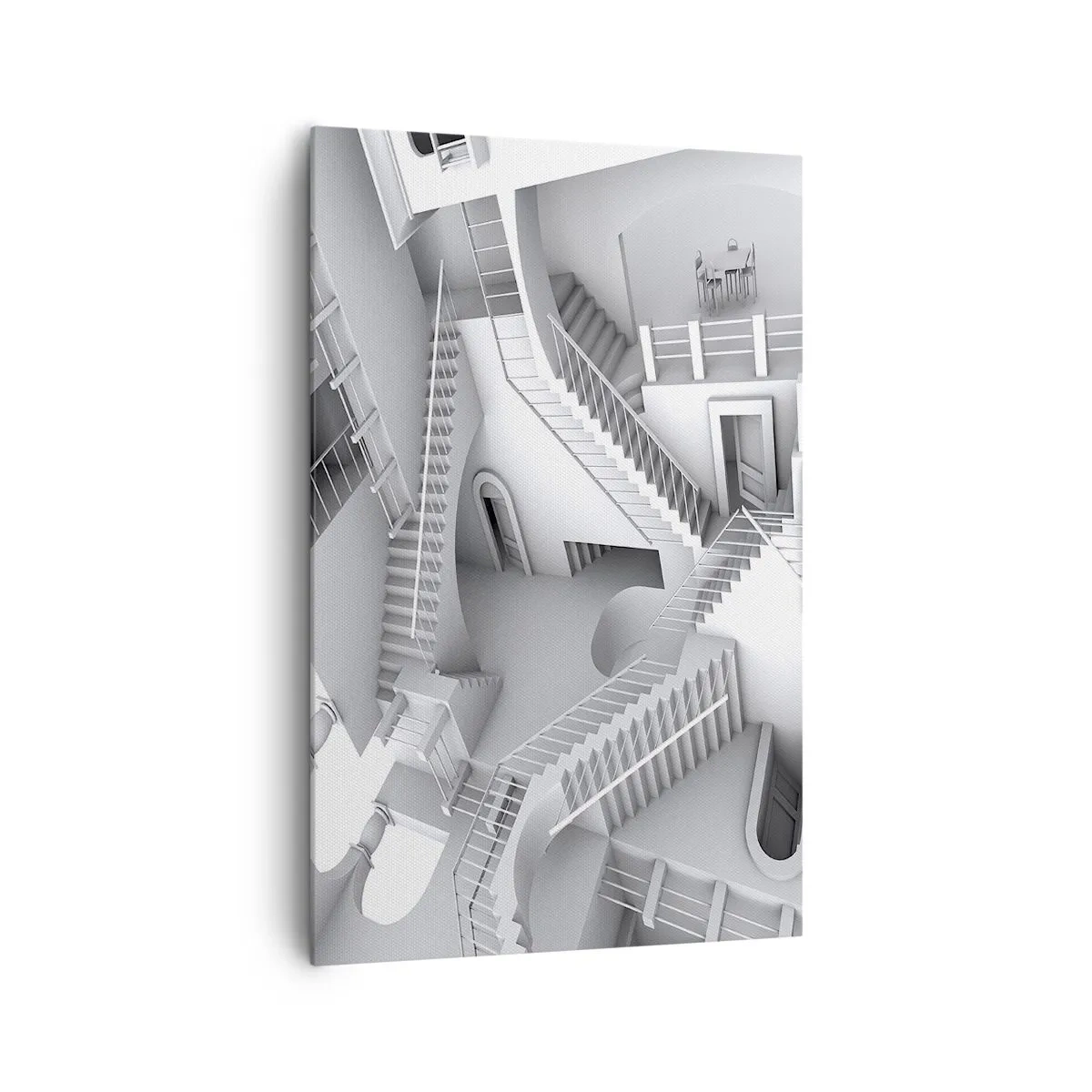 Lærredstryk - Billede på lærred - Rummets paradokser - 80x120 cm