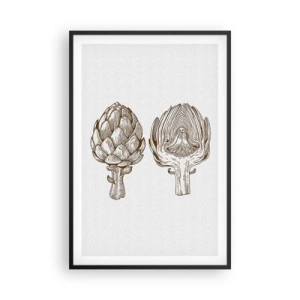 Plakat i sort ramme - Lektion i anatomi - 61x91 cm