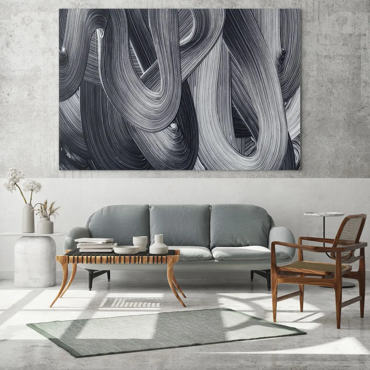 Billede på glas - Virkelighedens flygtighed - 120x50 cm