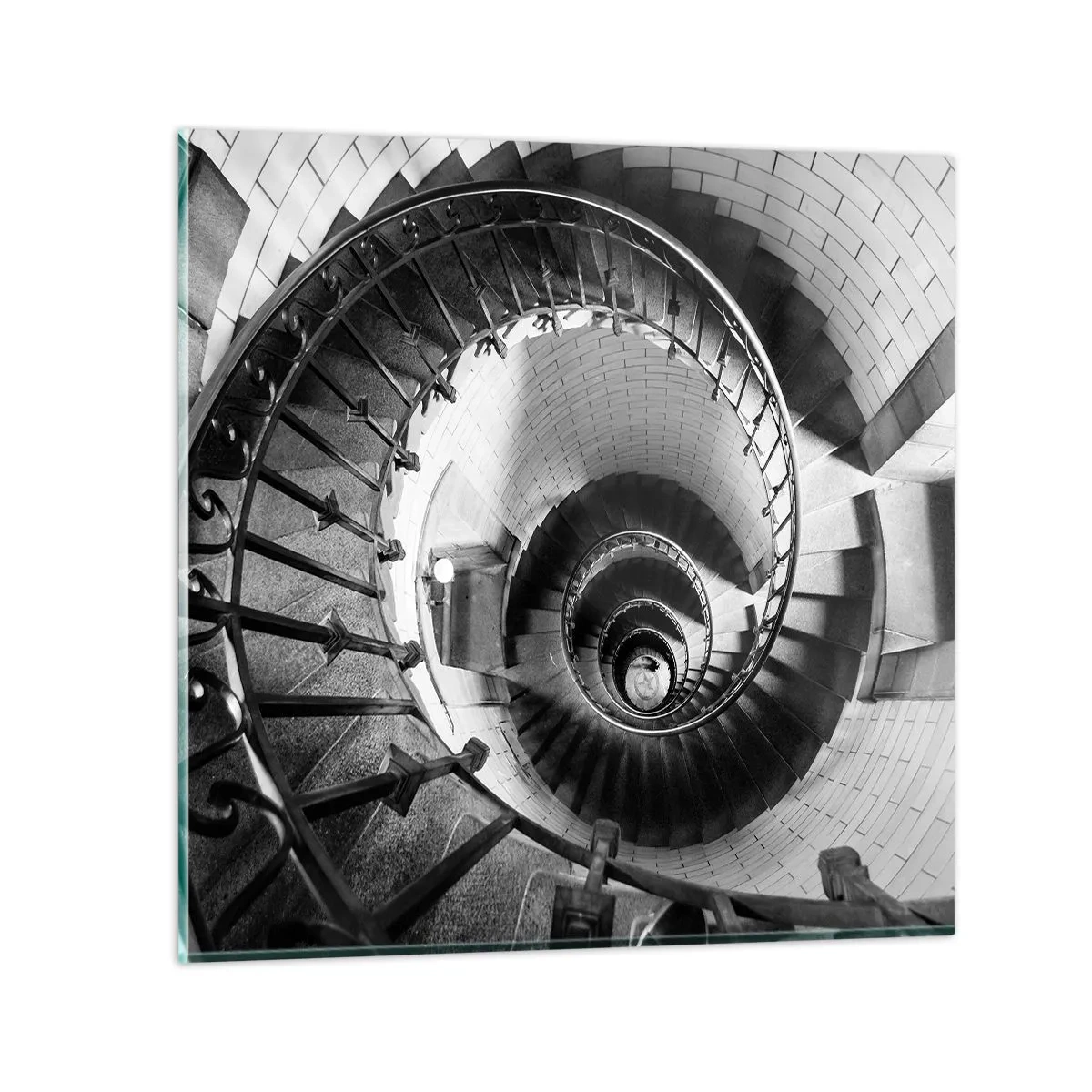 Billede på glas - Højt og højere - 50x50 cm