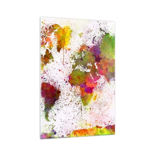 Billede på glas - På en eller anden måde gik det bare godt - 70x100 cm