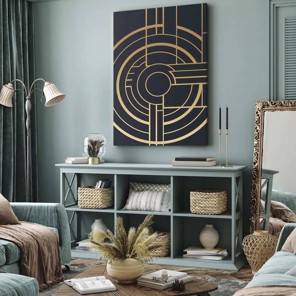 Lærredstryk - Billede på lærred - At vende tingene på hovedet - 50x70 cm