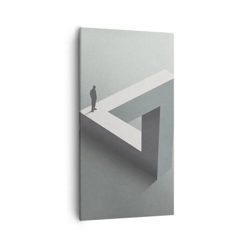 Lærredstryk - Billede på lærred - Og dog er det muligt - 55x100 cm