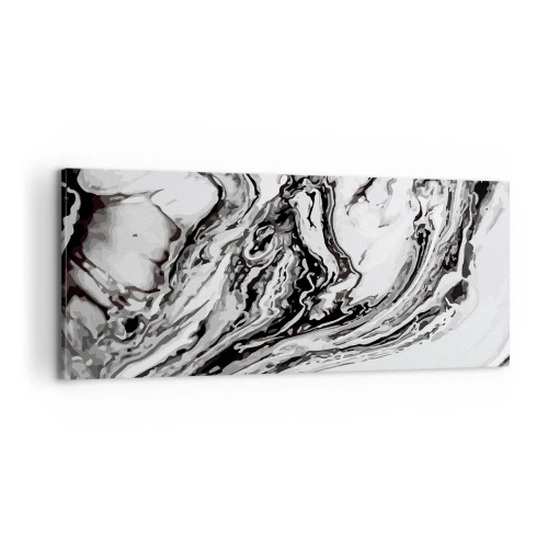 Lærredstryk - Billede på lærred - I begyndelsen var det kaos - 100x40 cm
