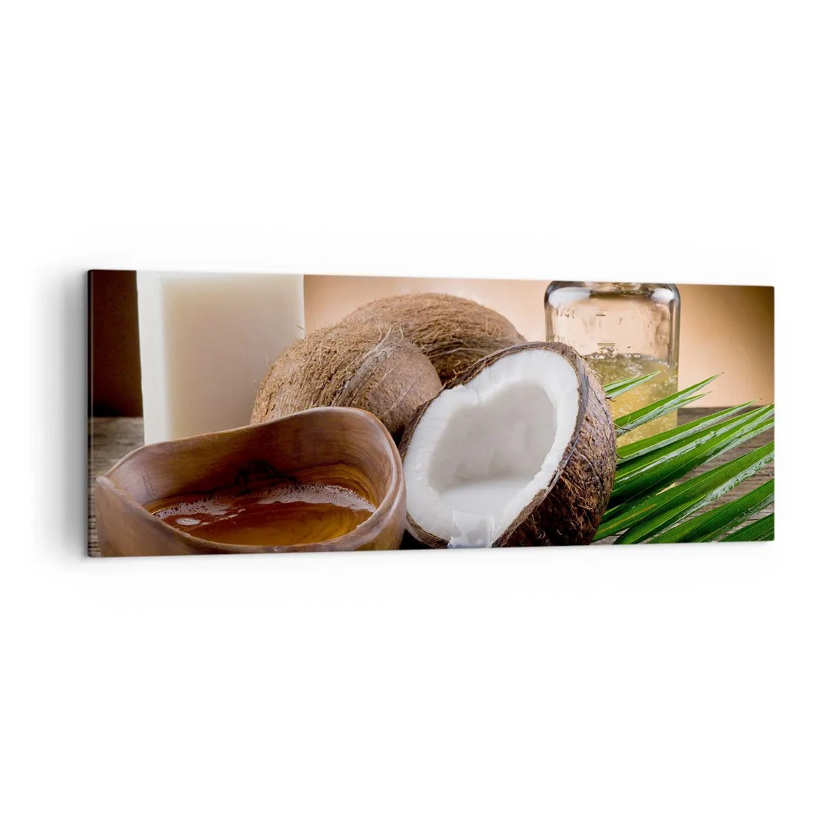 Lærredstryk - Billede på lærred - Sundhed fra de tropiske øer - 140x50 cm