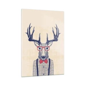 Billede på glas - Et underholdende ekstravaganza - 50x70 cm