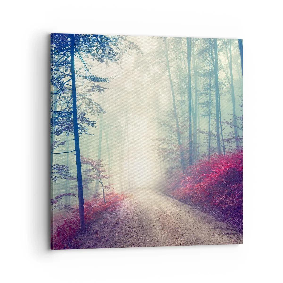 Lærredstryk - Billede på lærred - Hvor er det godt at stå op ved daggry - 70x70 cm