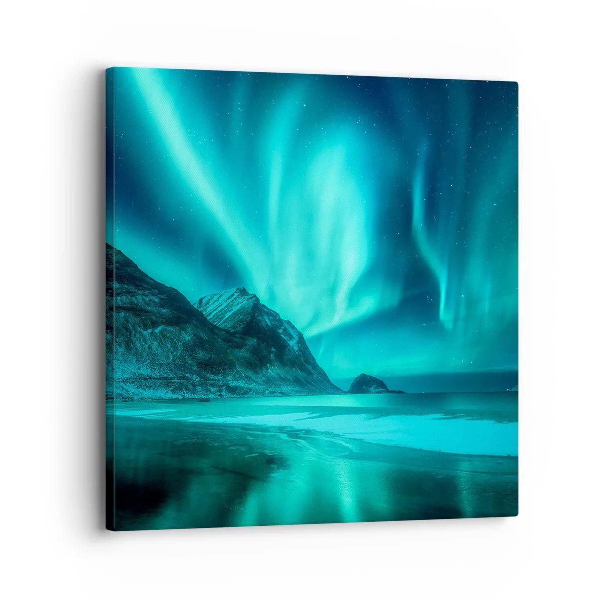 Lærredstryk - Billede på lærred - Nordens vidundere - 30x30 cm