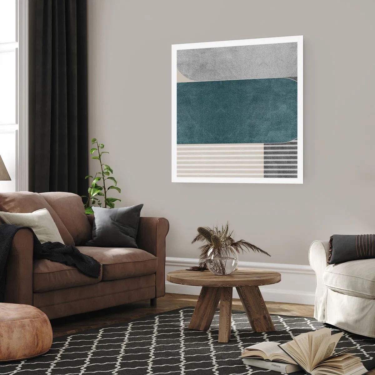 Plakat - Horisontal komposition - 40x40 cm