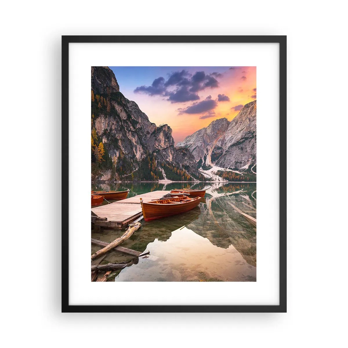 Plakat i sort ramme - Dagens løfte - 40x50 cm