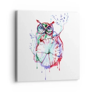 Lærredstryk - Billede på lærred - Klog af natur - 40x40 cm