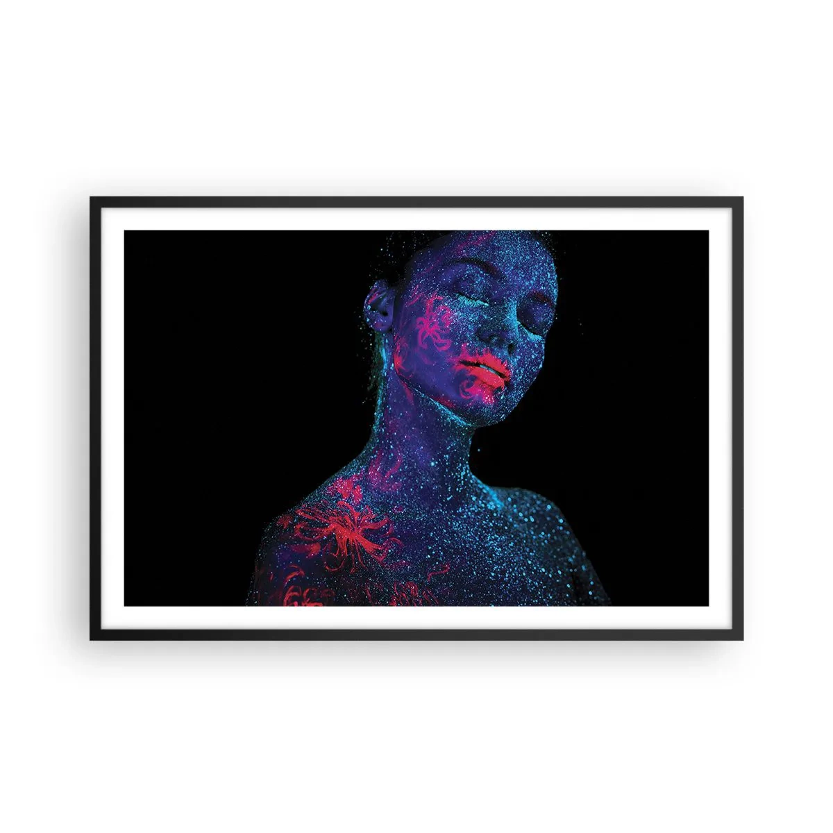Plakat i sort ramme - I stjernestøv - 91x61 cm