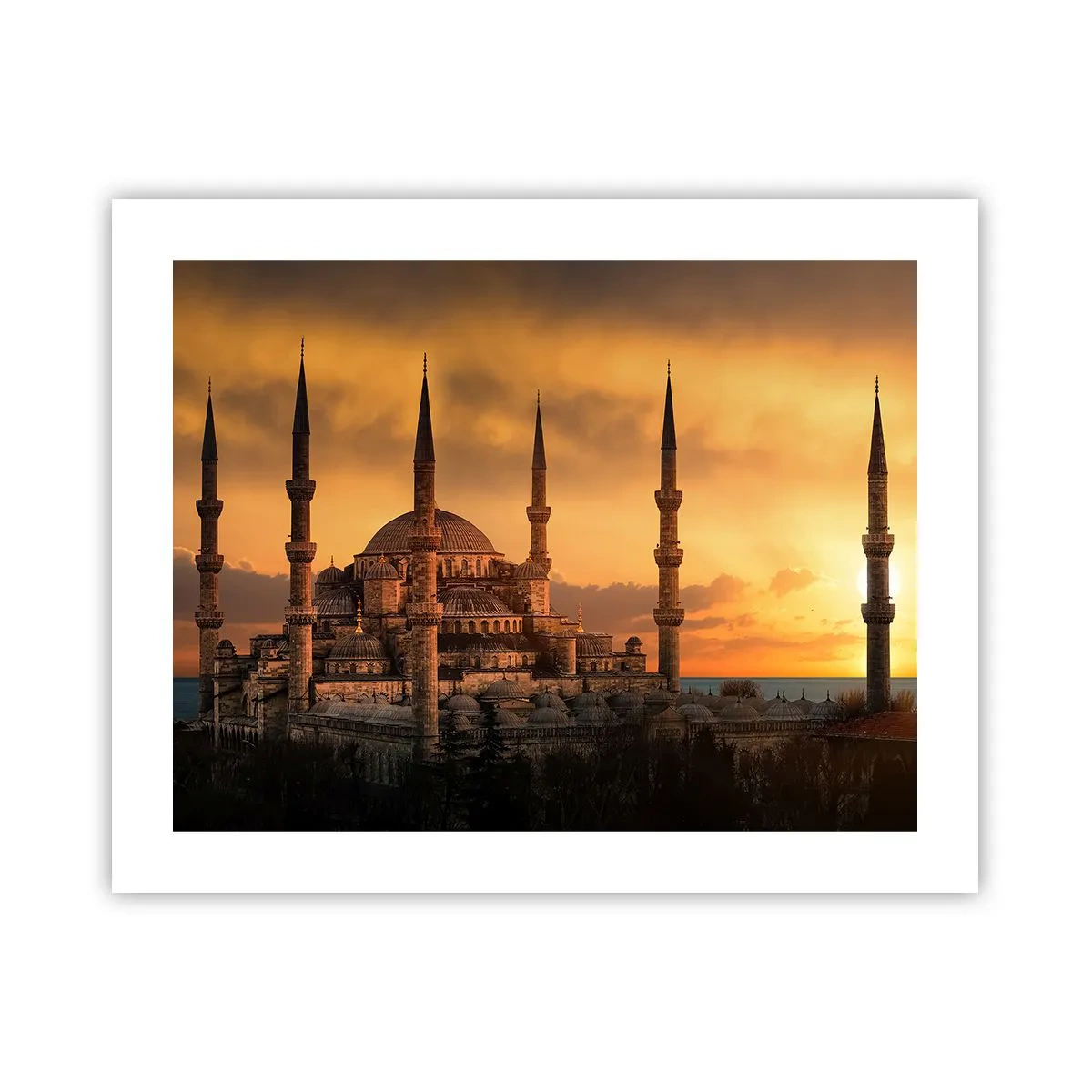 Plakat - Gud er stor - 50x40 cm