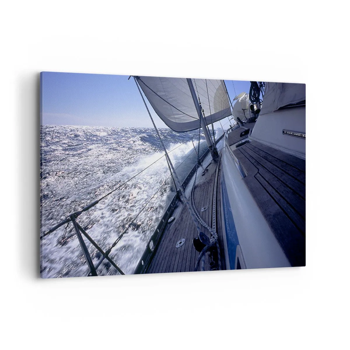 Lærredstryk - Billede på lærred - Jeg ved, hvad det vil sige at være en fugl - 120x80 cm