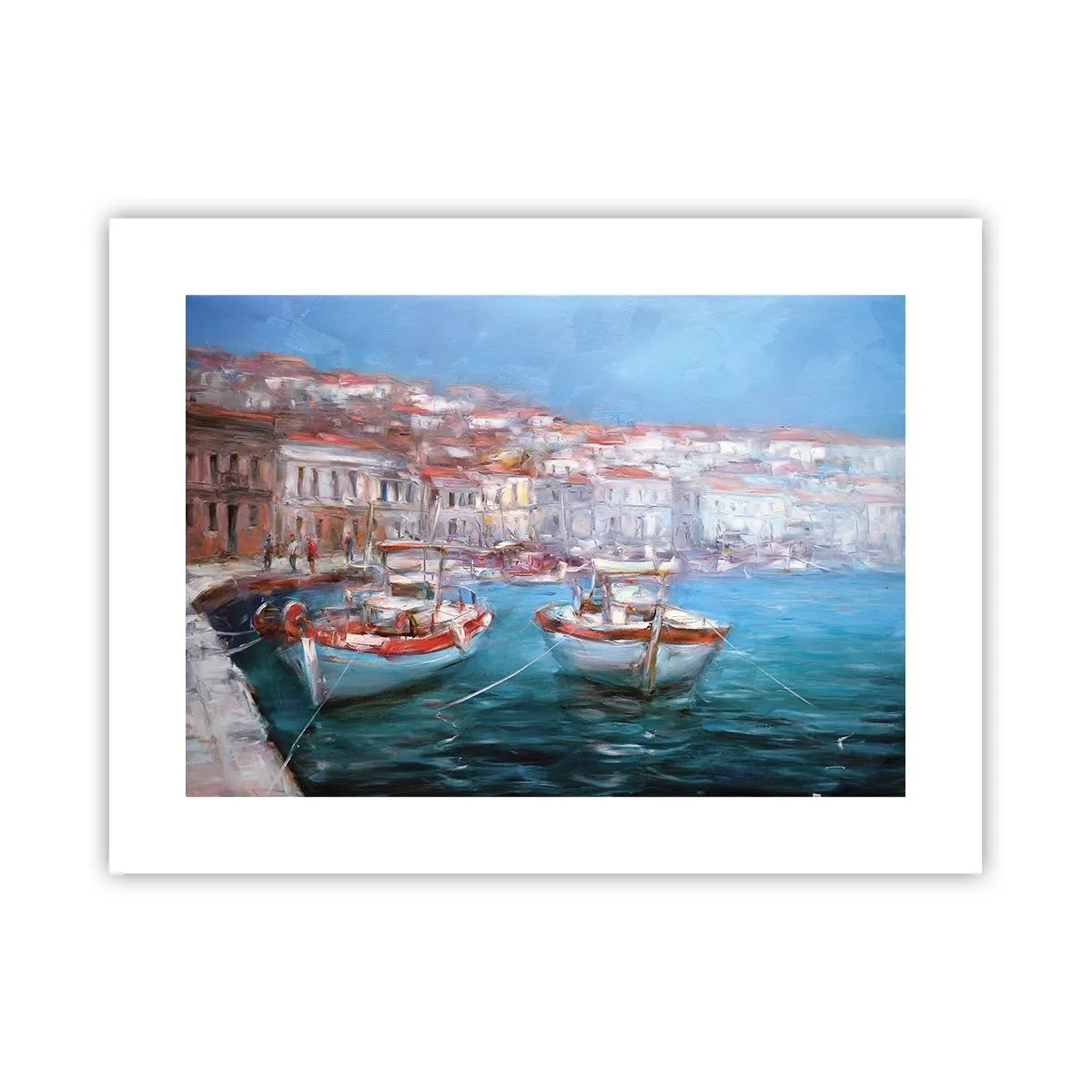 Plakat - Italiensk bugt - 40x30 cm