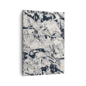 Lærredstryk - Billede på lærred - Modsætningernes gennemtrængning - 50x70 cm