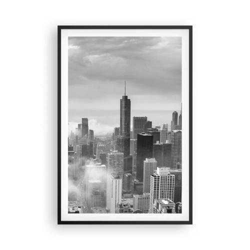 Plakat i sort ramme - Amerikansk landskab - 61x91 cm