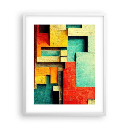 Plakat i hvid ramme - Festival for rette vinkler - 40x50 cm