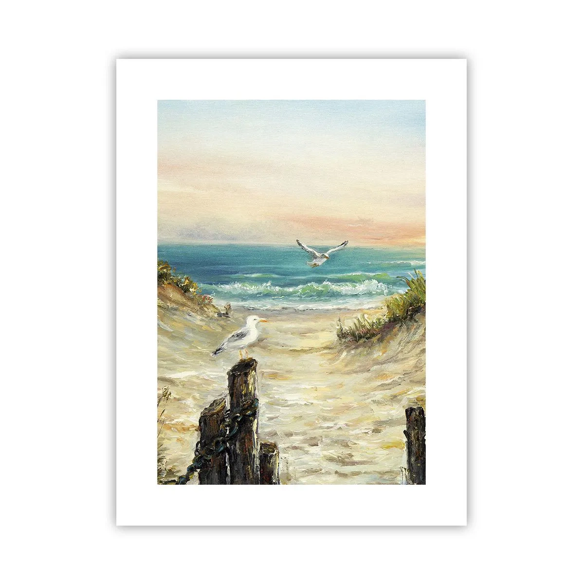 Plakat - Vindstille tilbagetog - 30x40 cm