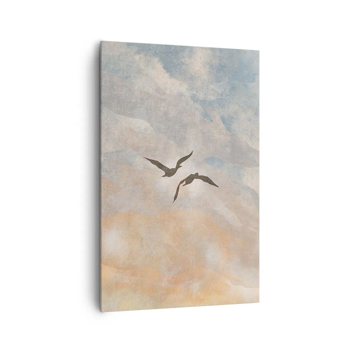 Lærredstryk - Billede på lærred - Himmelsk dans - 80x120 cm