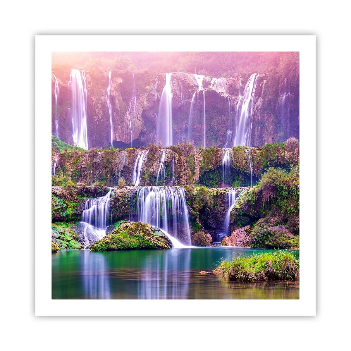 Plakat - Trappe til himlen - 60x60 cm