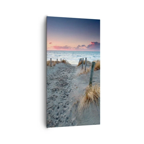 Lærredstryk - Billede på lærred - Du har udgydt en regnbue af strålende pragt.... - 65x120 cm