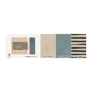 Prøve Fototapet Premium Canvas - Alt er i god stand - Abstraktion, Grafik, Minimalisme - 100x30 cm