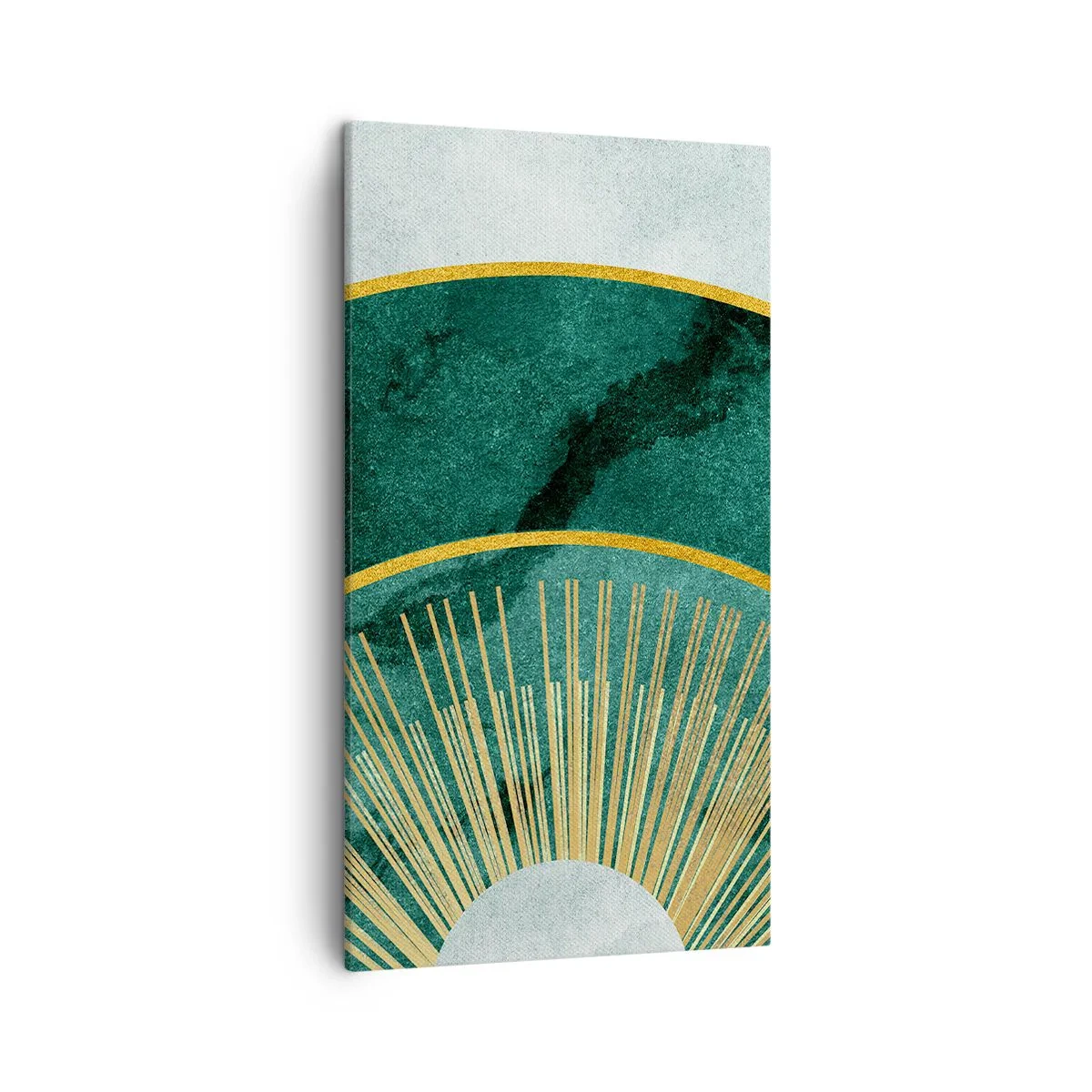 Lærredstryk - Billede på lærred - Et anderledes solsystem - 45x80 cm