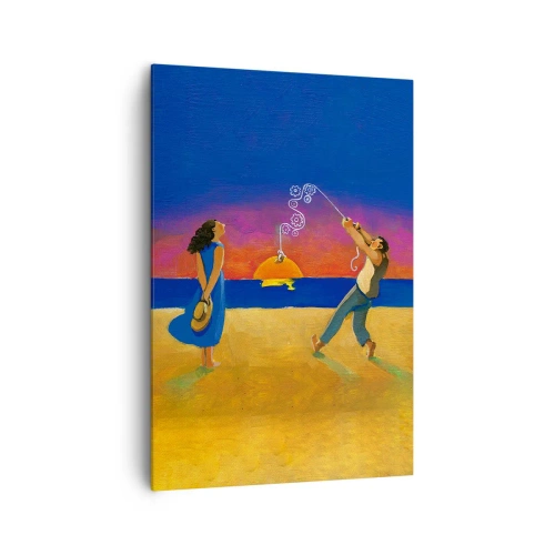 Lærredstryk - Billede på lærred - Mere end en stjerne fra himlen - 70x100 cm