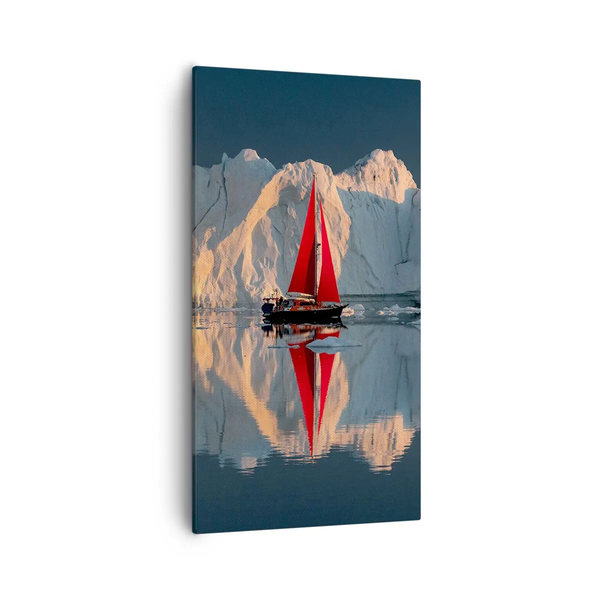 Lærredstryk - Billede på lærred - På kanten af verden - 55x100 cm