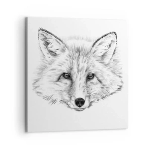 Lærredstryk - Billede på lærred - Kan disse øjne lyve? - 60x60 cm