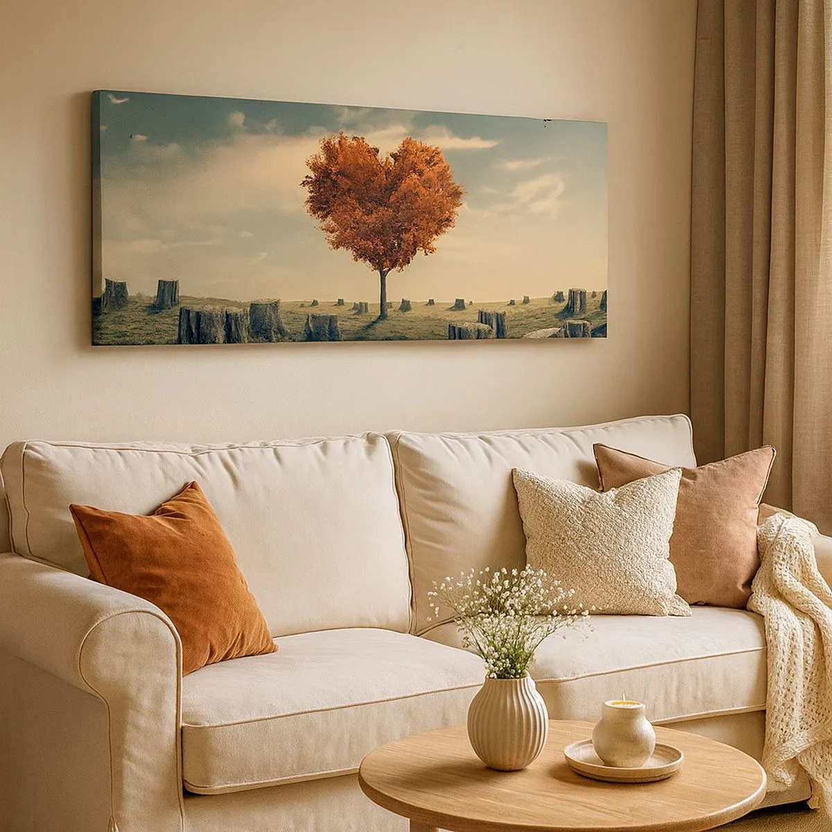 Lærredstryk - Billede på lærred - Der er stadig håb - 100x40 cm