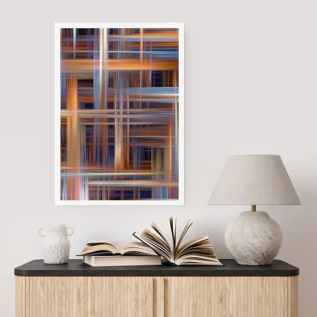 Plakat - Vævet af lys - 40x50 cm