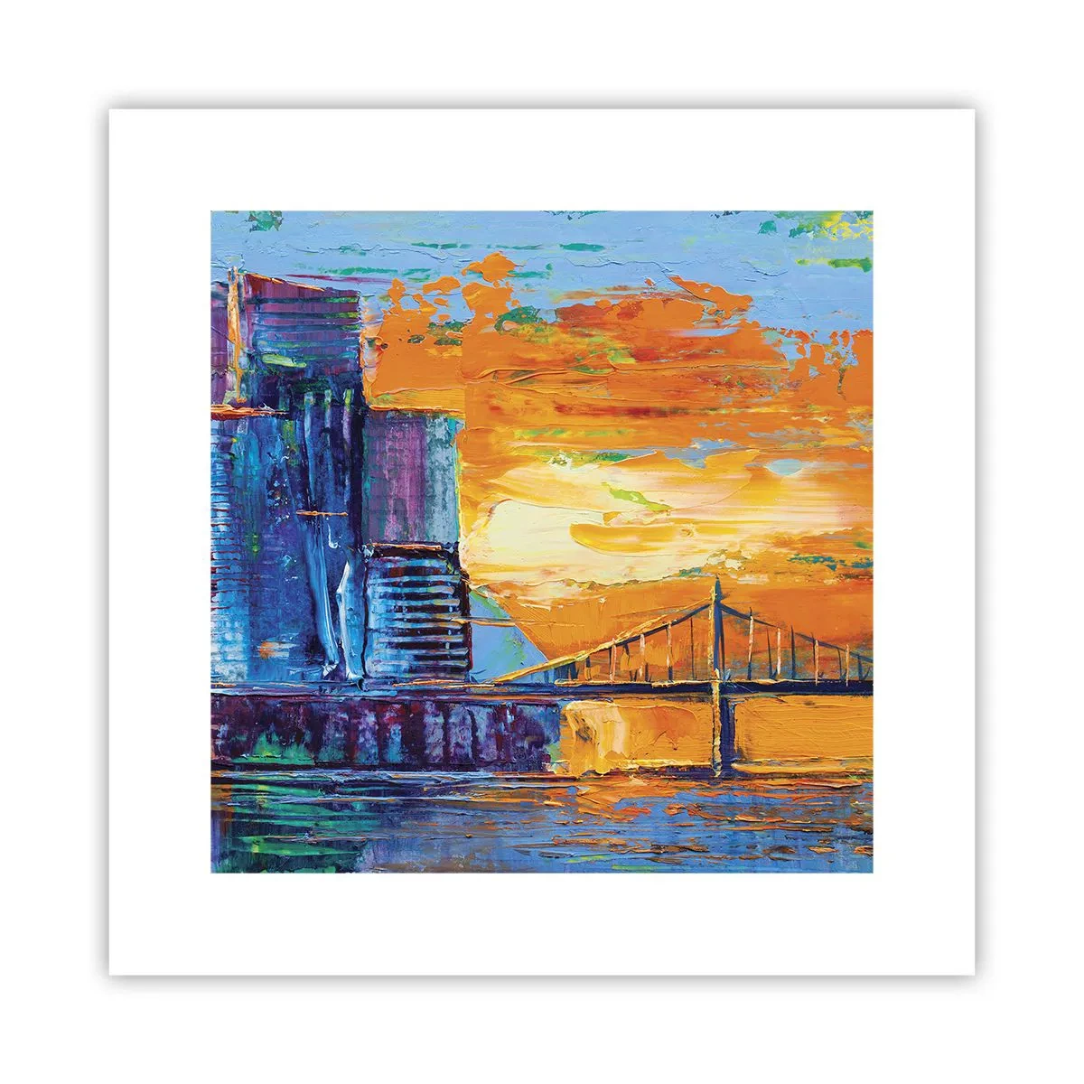 Plakat - Kultur og natur - 30x30 cm