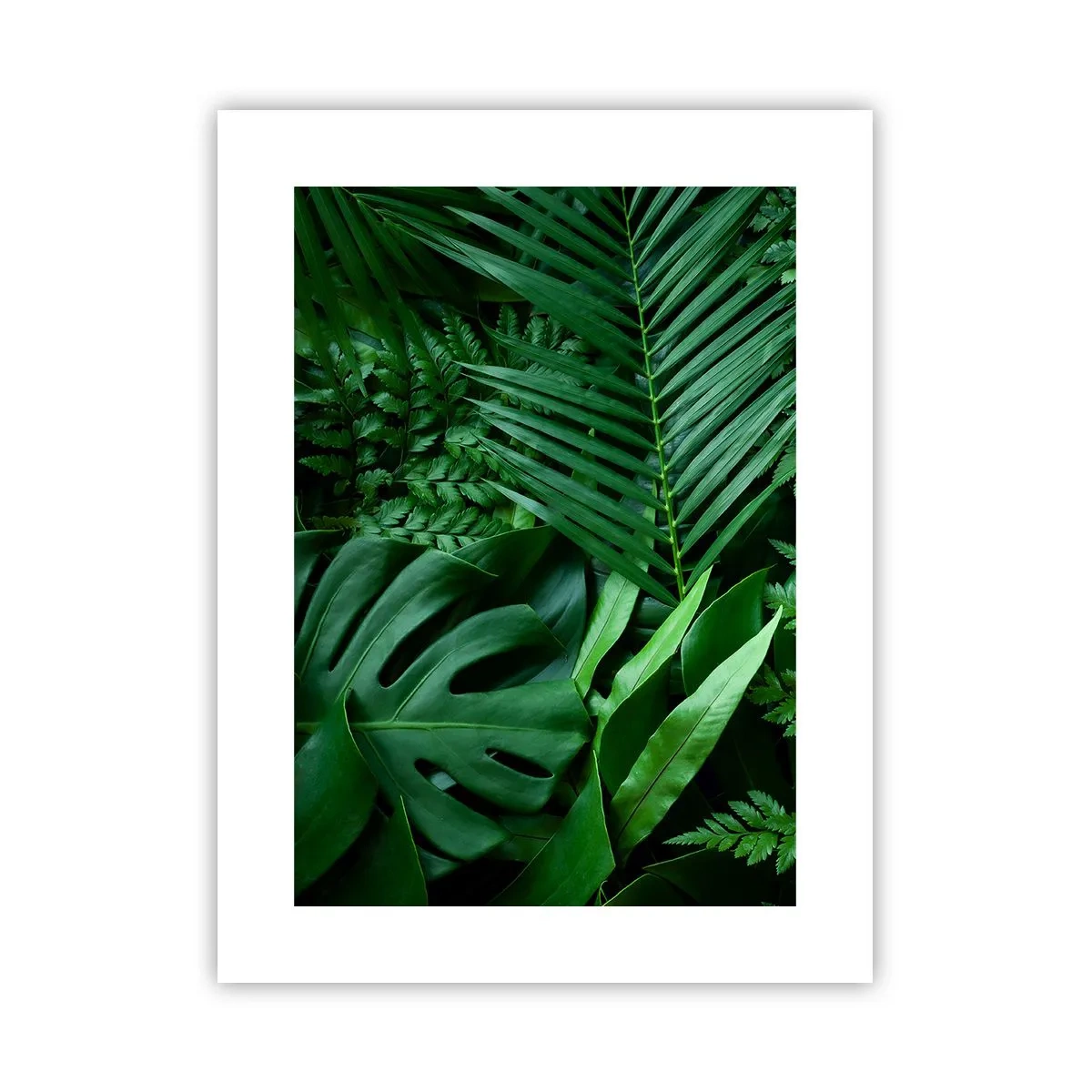 Plakat - Kranset i grønt - 30x40 cm