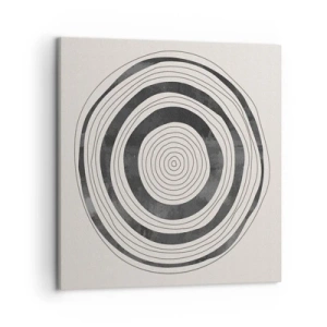 Lærredstryk - Billede på lærred - Det vigtige er det, der er imellem - 50x50 cm