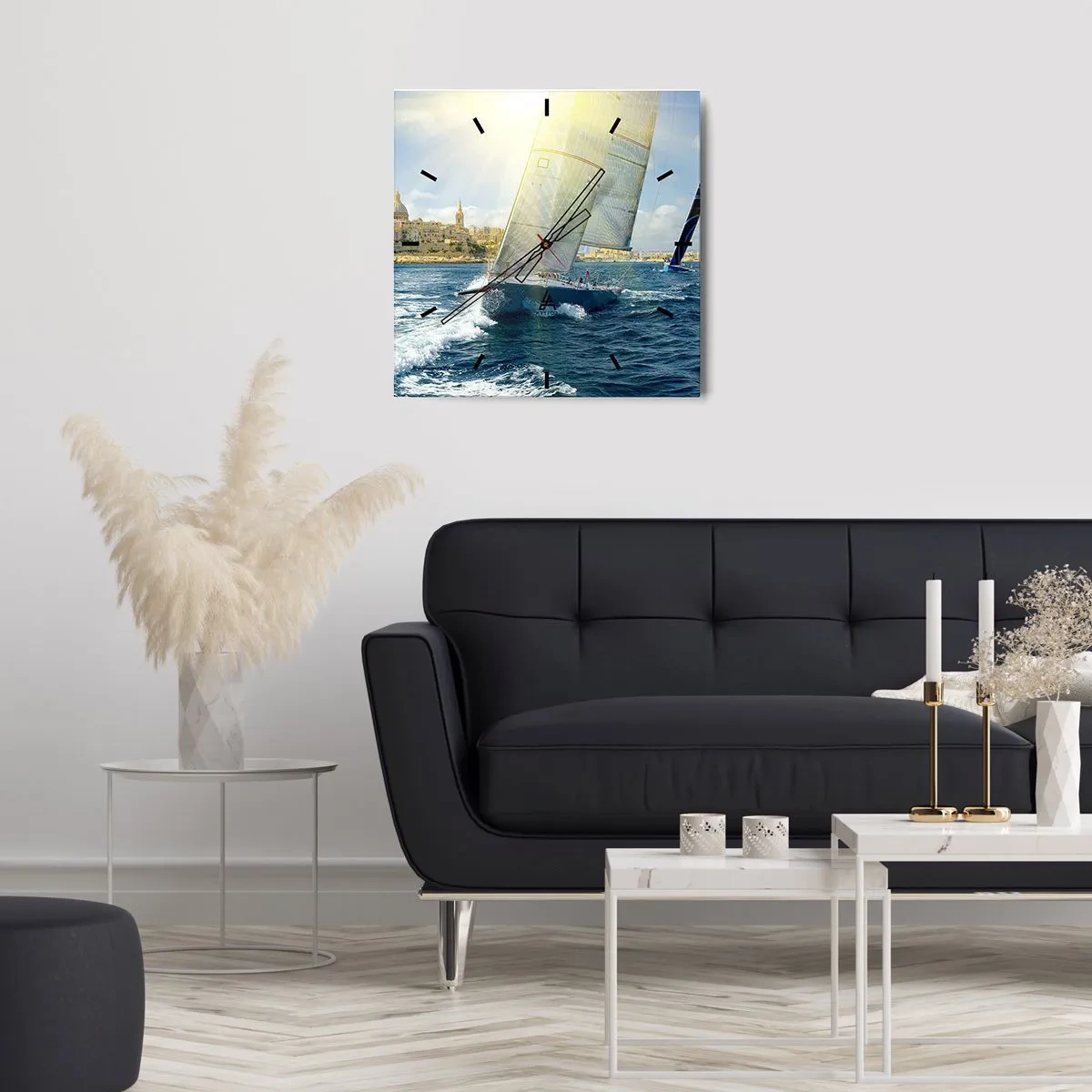 Vægur, Uret - Tid til at forlade byen - 30x30 cm