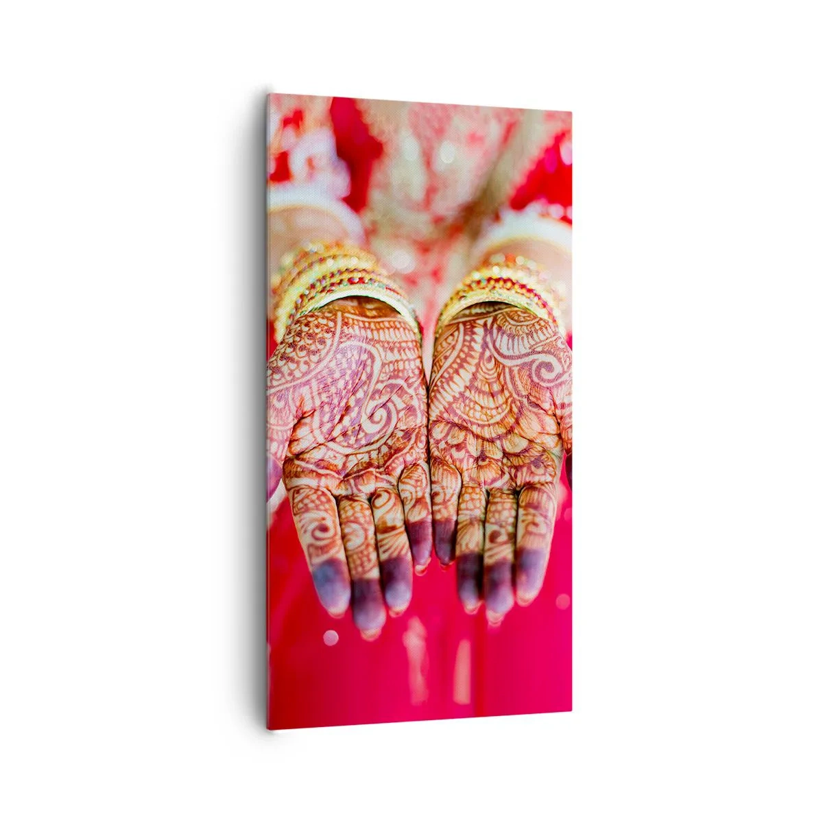 Lærredstryk - Billede på lærred - Klar til at fange lykken - 65x120 cm