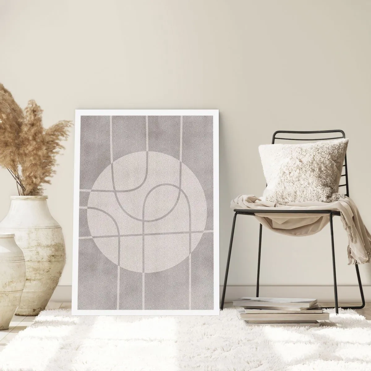 Plakat - Cirkulær og lige frem - 70x100 cm