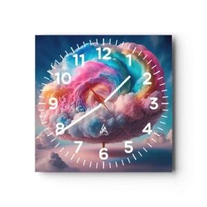 Vægur, Uret - En drøm om en forlystelsespark - 30x30 cm