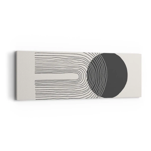 Lærredstryk - Billede på lærred - Rystende og selvsikker - 90x30 cm