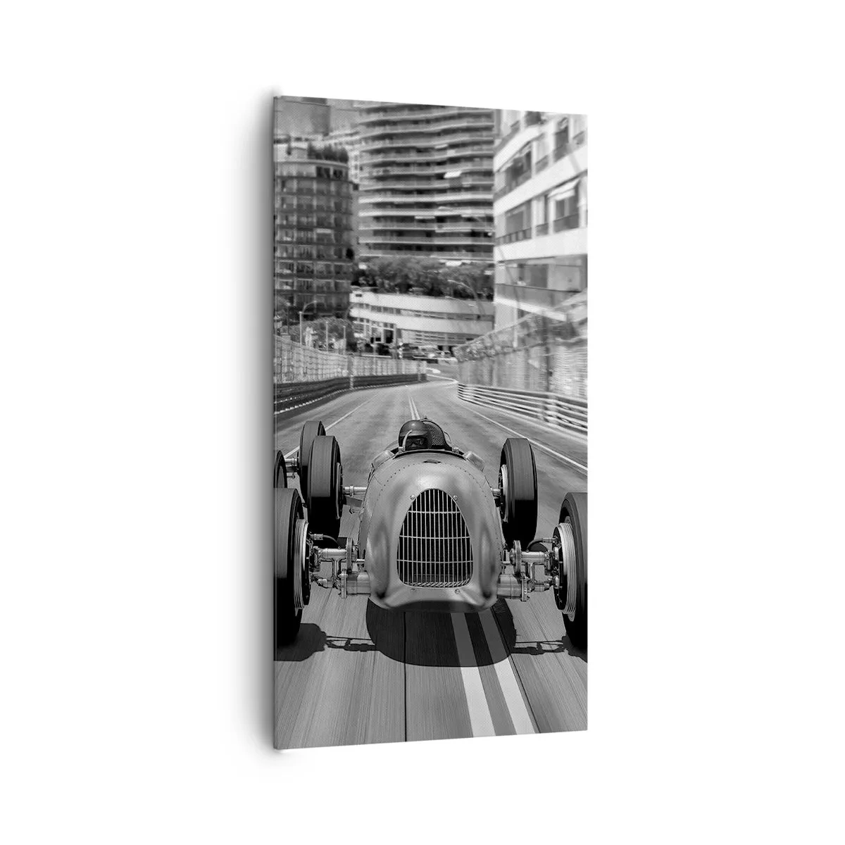 Lærredstryk - Billede på lærred - Der var engang i Monte Carlo - 65x120 cm