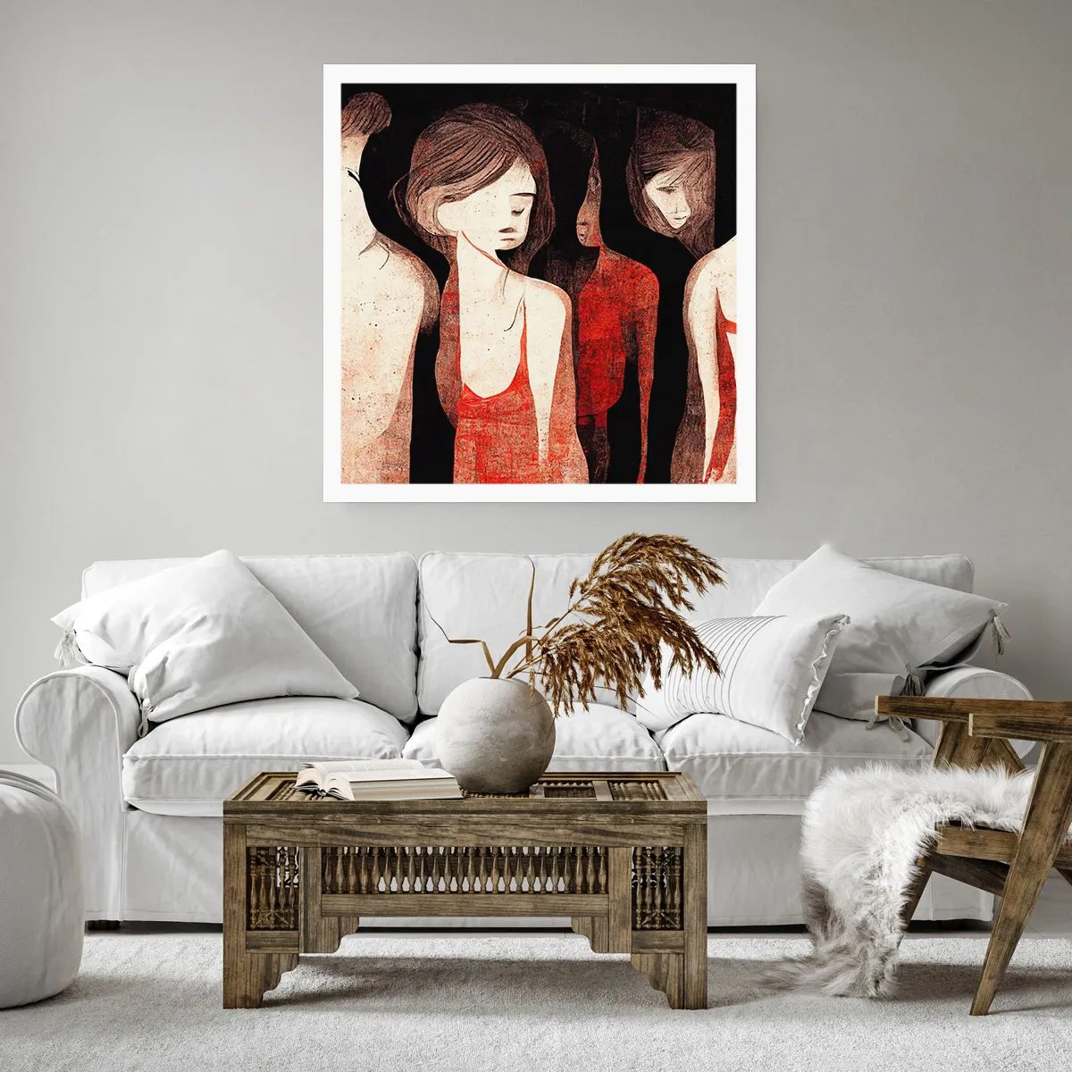 Plakat - Mørkets madonnaer - 60x60 cm
