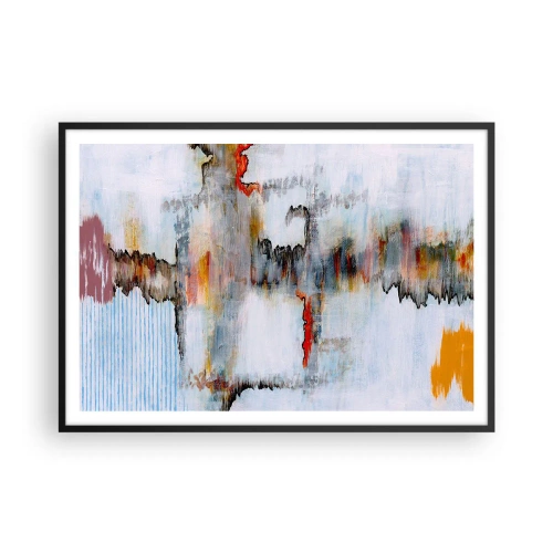 Plakat i sort ramme - En pind på vandet - 100x70 cm