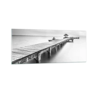 Billede på glas - Ind i det fjerne - 100x40 cm