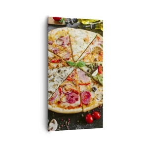 Lærredstryk - Billede på lærred - Et udvalg af smagsvarianter - 65x120 cm