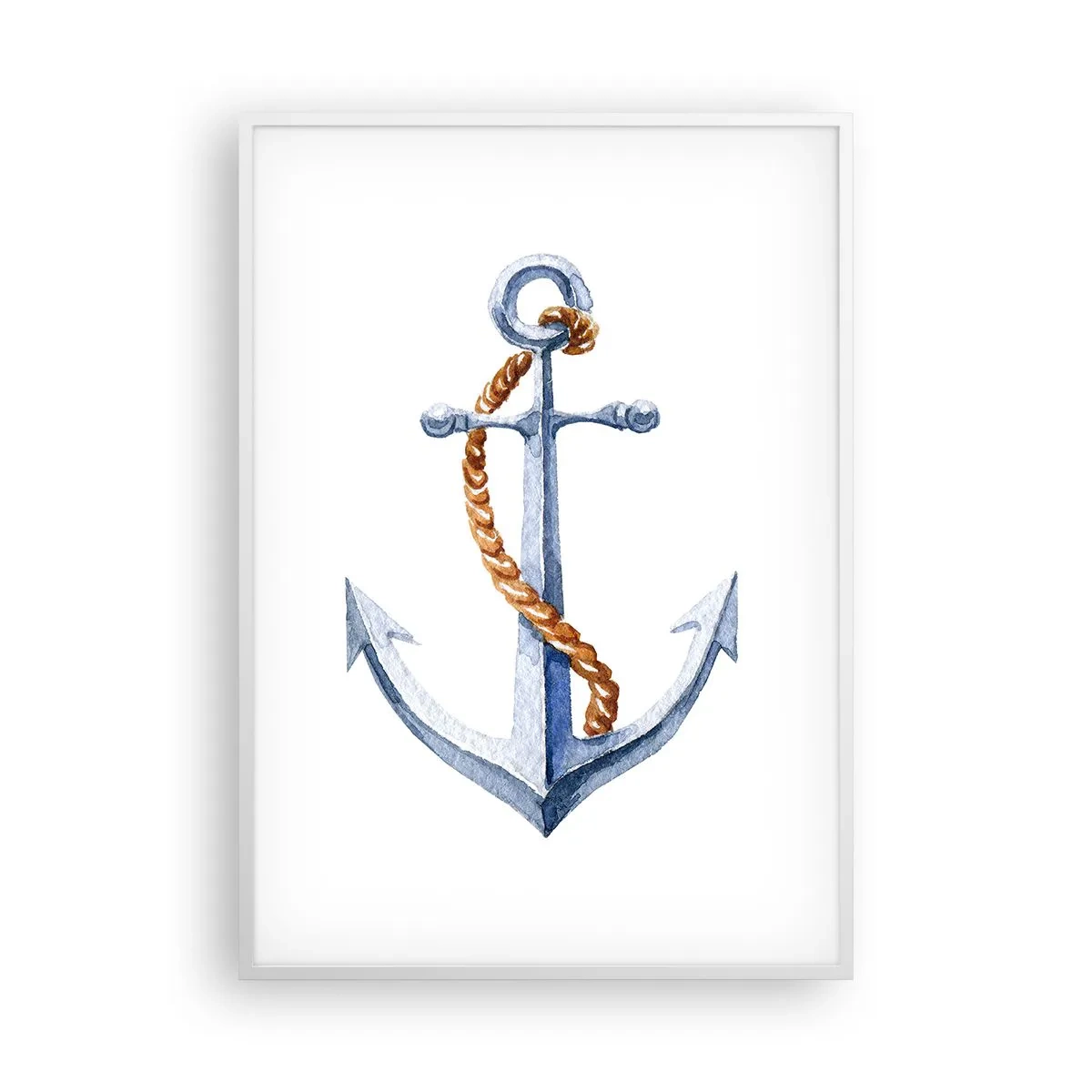 Plakat i hvid ramme - Ahoj eventyr! - 70x100 cm