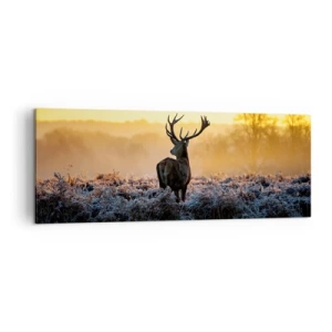 Lærredstryk - Billede på lærred - Kronet på sine godser - 140x50 cm