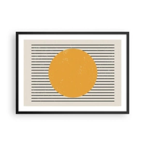 Plakat i sort ramme - Enkelthedens kraft - 70x50 cm