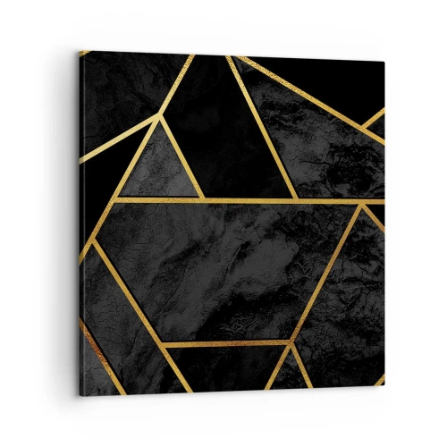 Lærredstryk - Billede på lærred - Mørke og lys - 60x60 cm